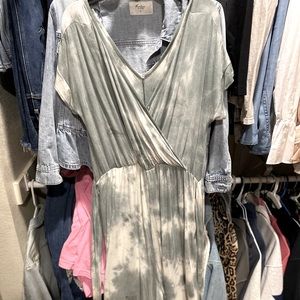 Latched mama medium tie dye jumpsuit